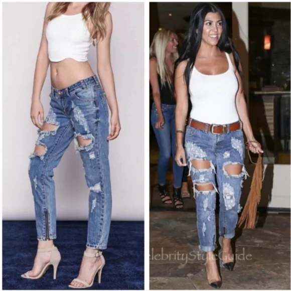 NWT One Teaspoon Freebirds Ford Distressed Skinny Jean Size 31